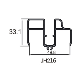 JH216門(mén)扇底料